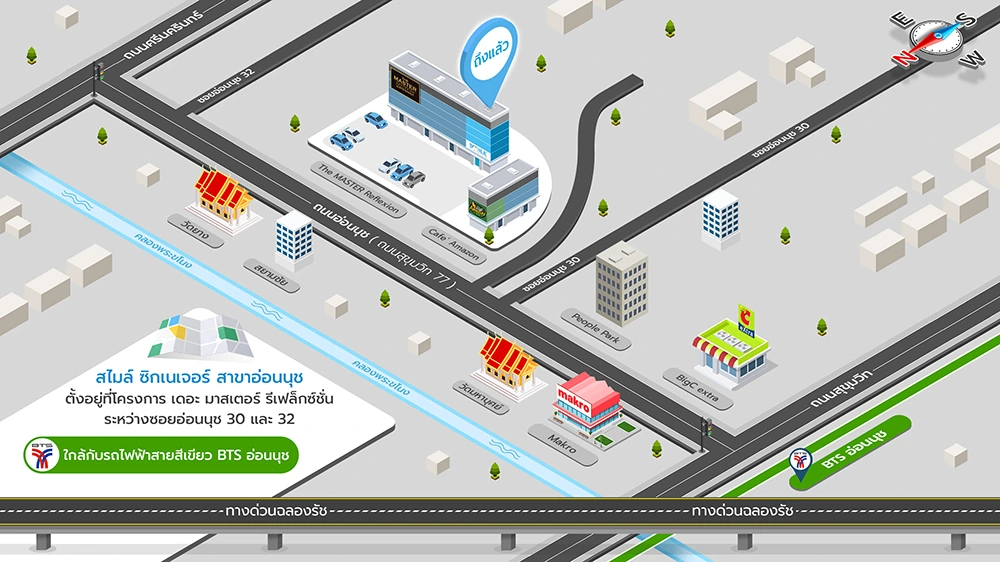 map of Dental Planet at Onnut (Sukhumvit 77)