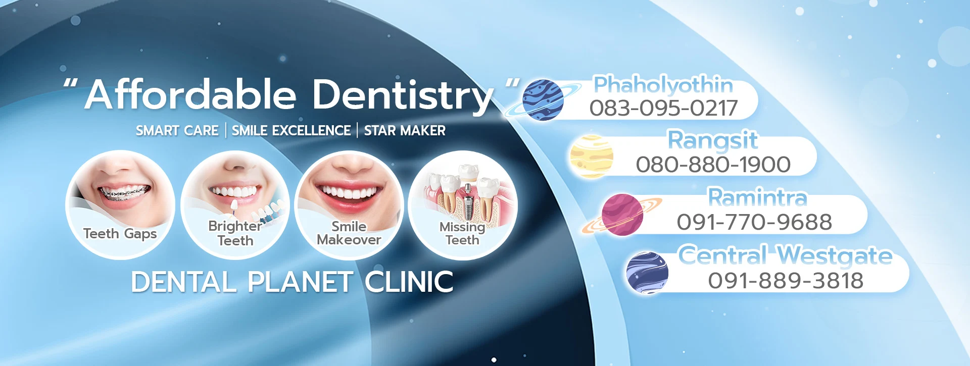 Affiliate Thailand Dental Clinic Locations